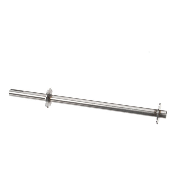 A metal keyed rod used for a 10-belt weldment assembly.