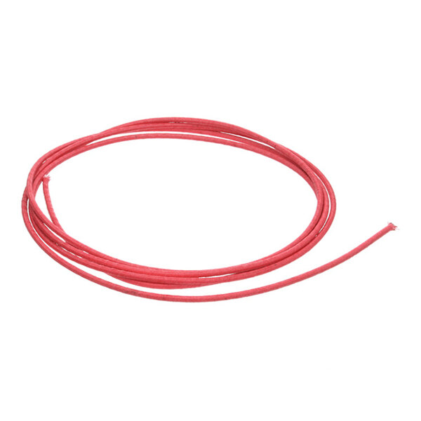 A coil of red 12 AWG wire.