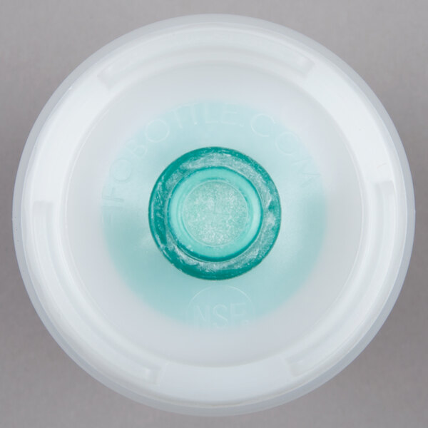 FIFO Innovations 16 oz. Clear Double Wide-Mouth Squeeze Bottle with Thin Dispensing Valve - 12/Case