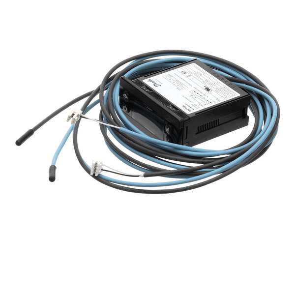 A Danfoss ERC112C control unit with attached cables for use in refrigeration equipment.