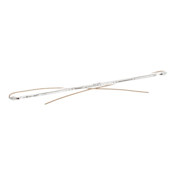 A quartz heater tube with attached wires, model Star GD-197888, rated at 613W and 208V.