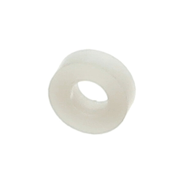 A round nylon spacer with a central hole.