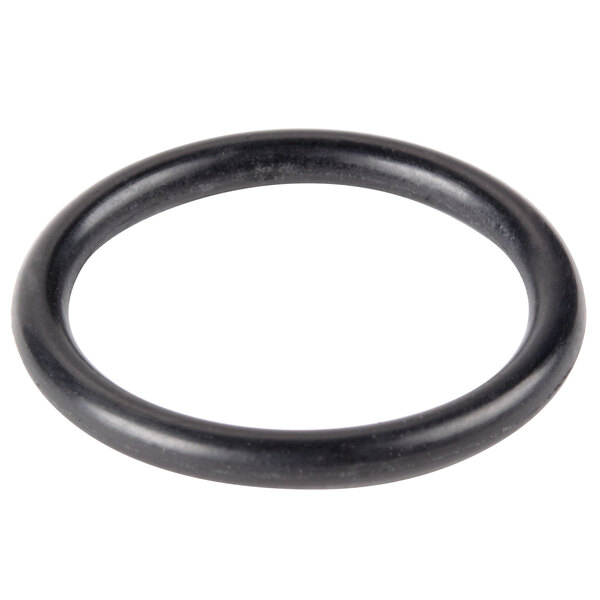 A black round rubber o-ring.