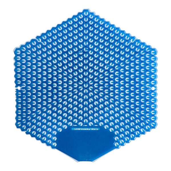 Fresh Products Colorwave CWS-F-010I060M-06 Blue EVA Gel Cotton Blossom Scent Urinal Screen - 10/Case