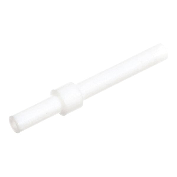 A white PTFE level probe insulation component.