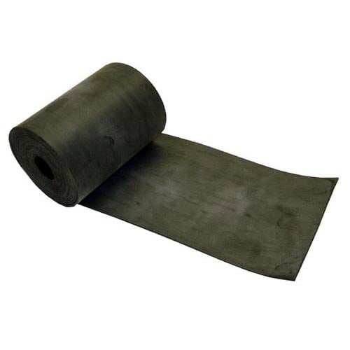 A roll of black neoprene wiper strip.