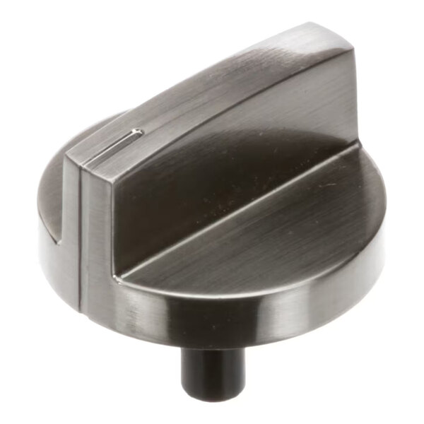A metallic function knob for a Waring appliance.