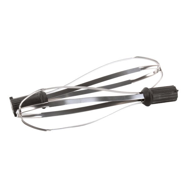 A pair of metal beaters with black plastic handles designed for use with a Waring mixer.