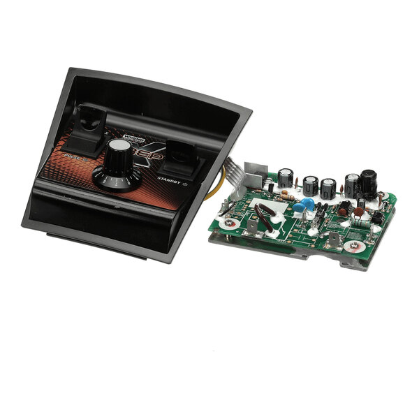 A Waring 036400 control panel with interlock and circuit board for the MX1200 blender, 120V version.