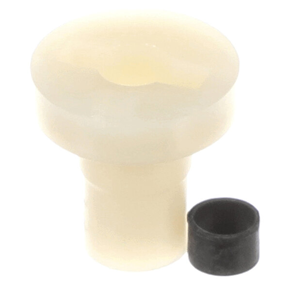 A plastic Waring 038222 coupling with a small black rubber ring.