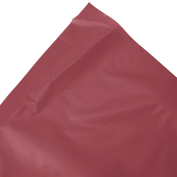 Creative Converting 14' x 29" Burgundy Disposable Plastic Table Skirt - 6/Case