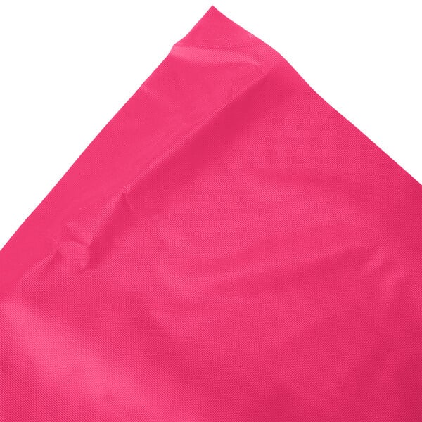 Creative Converting 14' x 29" Hot Magenta Pink Disposable Plastic Table Skirt - 6/Case