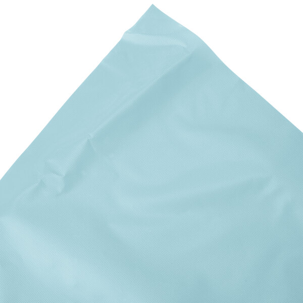 Creative Converting 14' x 29" Pastel Blue Disposable Plastic Table Skirt - 6/Case