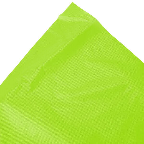 Creative Converting 14' x 29" Fresh Lime Green Disposable Plastic Table Skirt - 6/Case