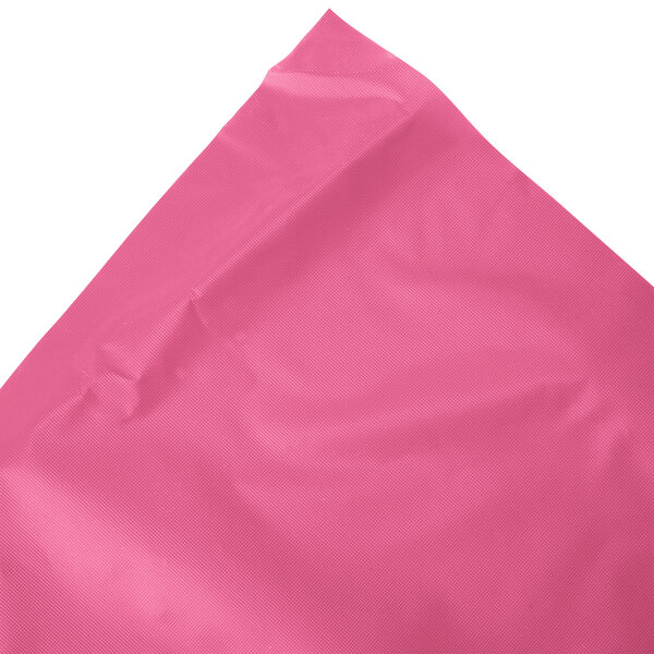 Creative Converting 14' x 29" Candy Pink Disposable Plastic Table Skirt - 6/Case