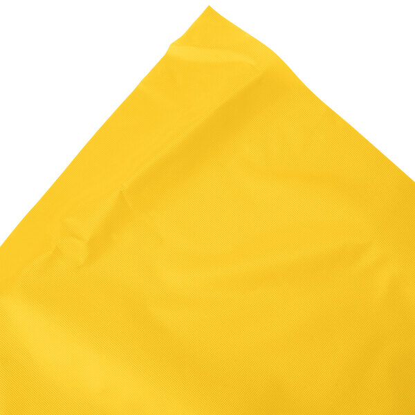 Creative Converting 14' x 29" School Bus Yellow Disposable Plastic Table Skirt - 6/Case