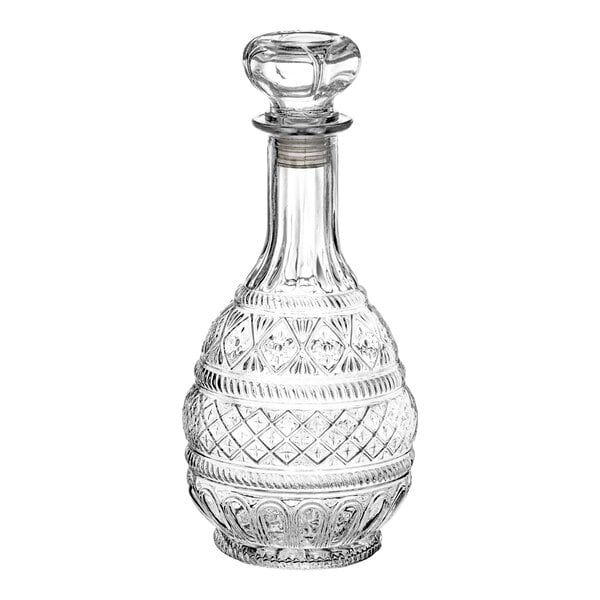 Acopa 32 oz. Cut Glass Tower Whiskey Decanter - 4/Case