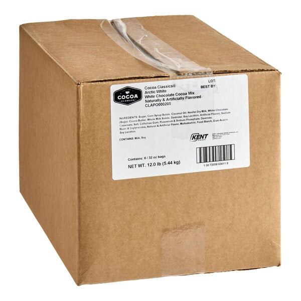 Cocoa Classics Arctic White Chocolate Cocoa Mix 2 lb. - 6/Case