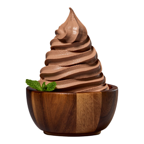Frostline Vegan Chocolate Soft Serve Mix 6 lb. - 6/Case