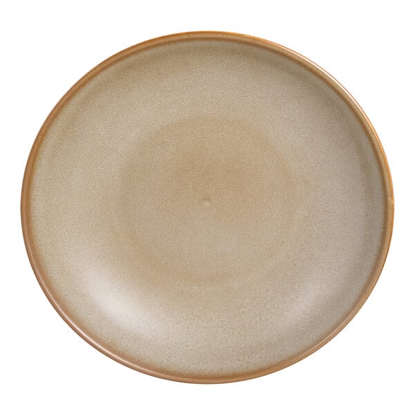 International Tableware Hearth 14.5 oz. Espresso Round Stoneware Pasta Bowl - 24/Case
