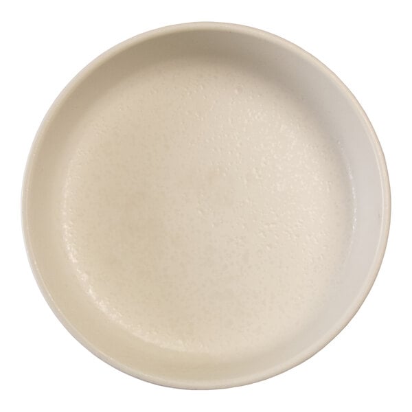 International Tableware Alloy 10 oz. Titanium White Round Stoneware Pasta / Salad Bowl - 12/Case