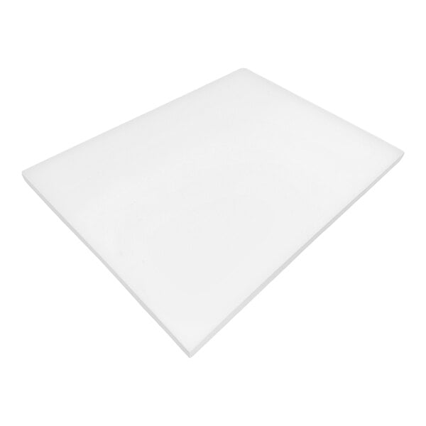 QA Group 24" x 30" Rectangular White High-Pressure Laminate MDF Table Top