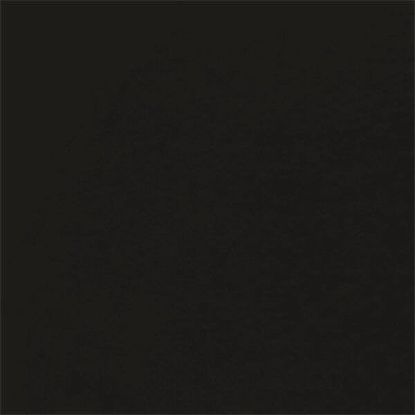 A gray fabric guest arm chair with a black wooden frame.