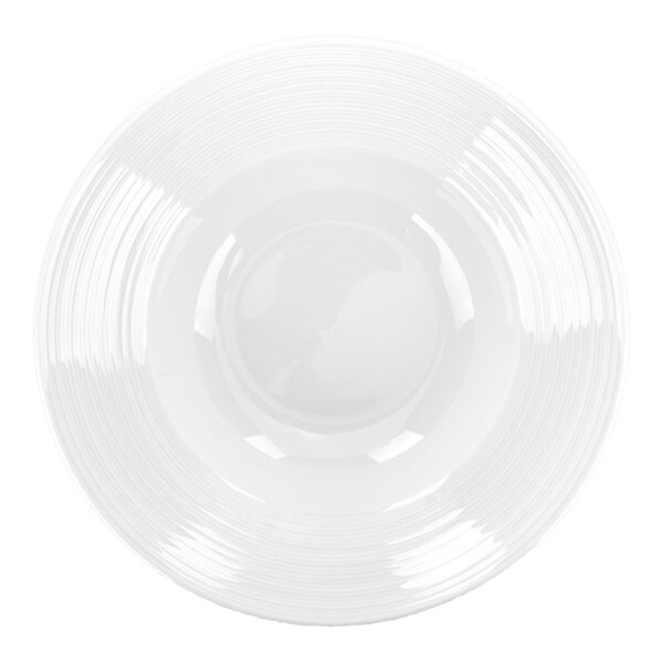 International Tableware Marzano 34 oz. Bright White Round Porcelain Vegetable / Serving Bowl - 24/Case