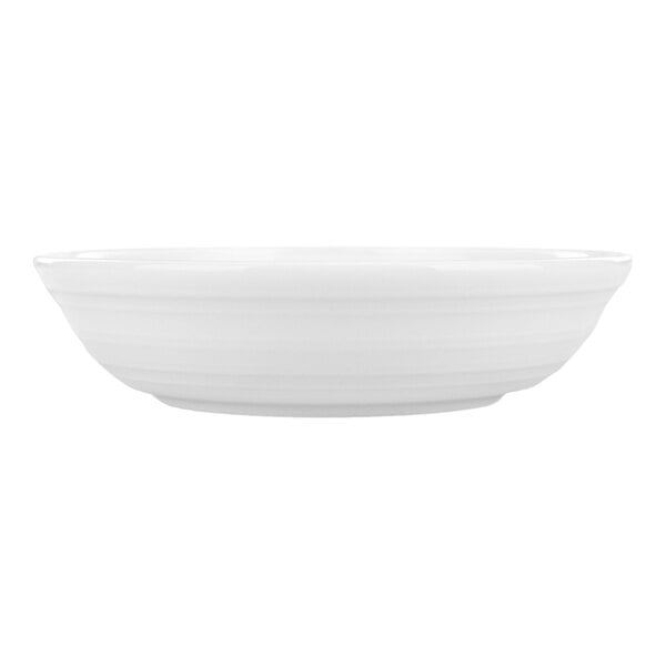 International Tableware Marzano 3 oz. Round Bright White Porcelain Fruit / Condiment Dish - 36/Case