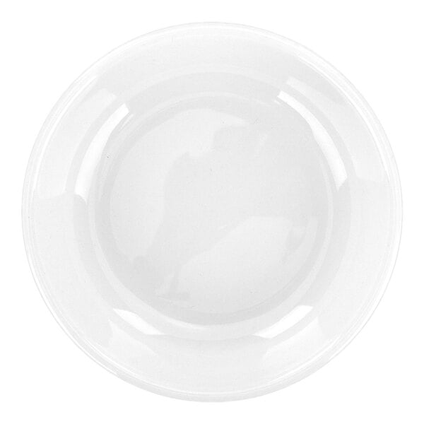 International Tableware Marzano 3 oz. Round Bright White Porcelain Fruit / Condiment Dish - 36/Case