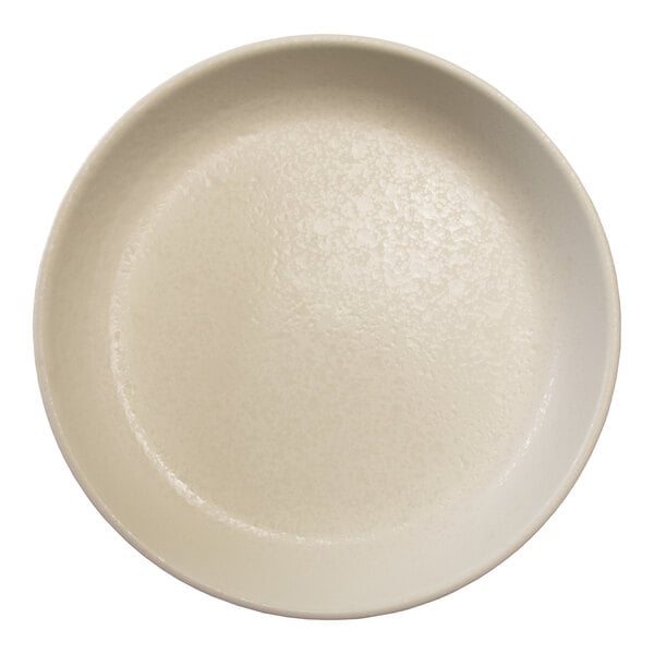International Tableware Alloy 25 oz. Titanium White Round Stoneware Noodle / Salad Bowl - 12/Case