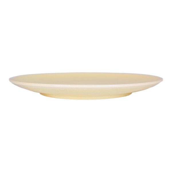 International Tableware Hearth 7" Lemon Round Stoneware Coupe Plate - 36/Case