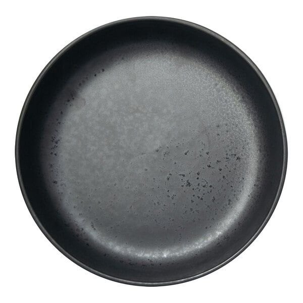 International Tableware Alloy 50 oz. Carbon Black Round Stoneware Vegetable / Serving Bowl - 12/Case