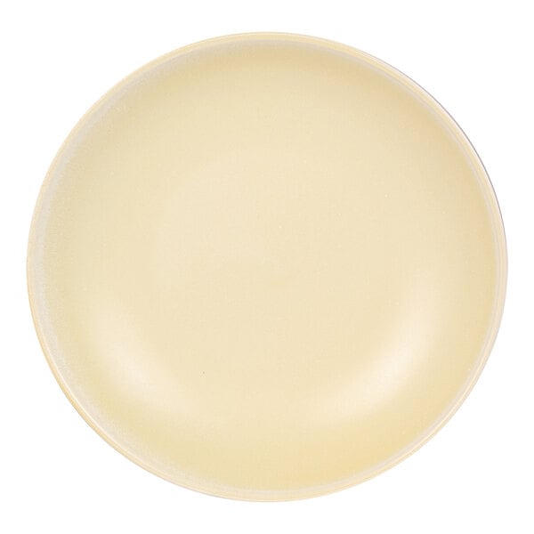 International Tableware Hearth 14.5 oz. Lemon Round Stoneware Pasta Bowl - 24/Case