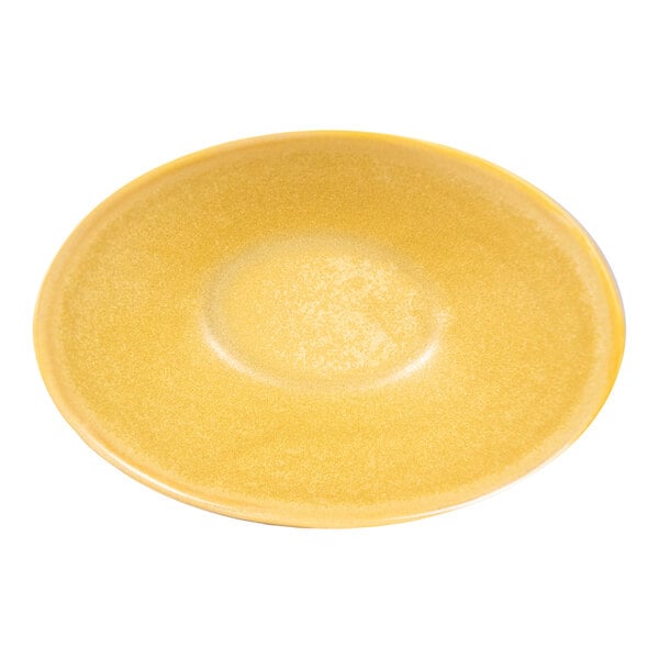 International Tableware Hearth 11 oz. Caramel Oval Stoneware Soup Bowl - 36/Case