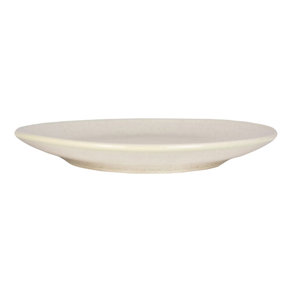 International Tableware Hearth 7" Pistachio Round Stoneware Coupe Plate - 36/Case