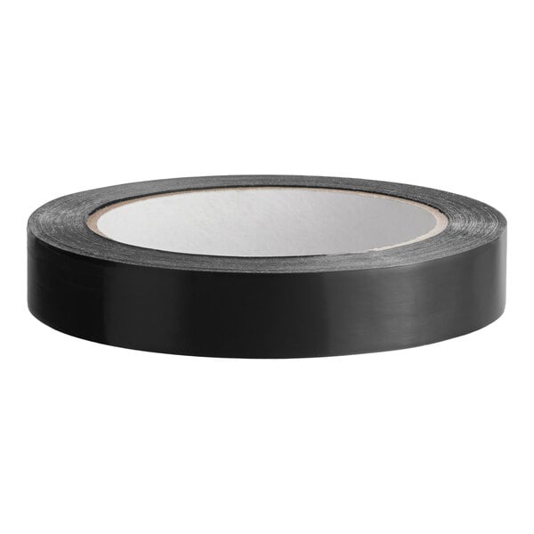 Shurtape 0.7" x 60 Yards Black Utility-Grade Tensilized Strapping Tape PS 748 - 96/Case