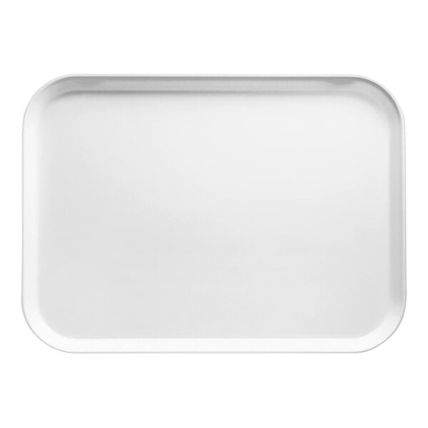 A white rectangular Cambro tray.