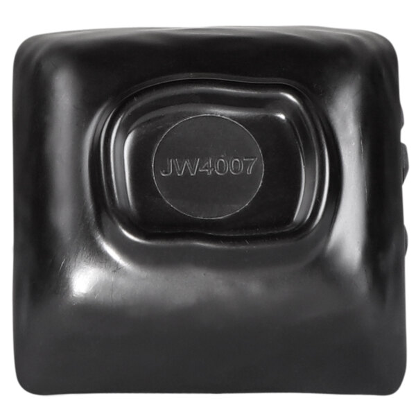 A black square Elite Global Solutions Kozara bowl.