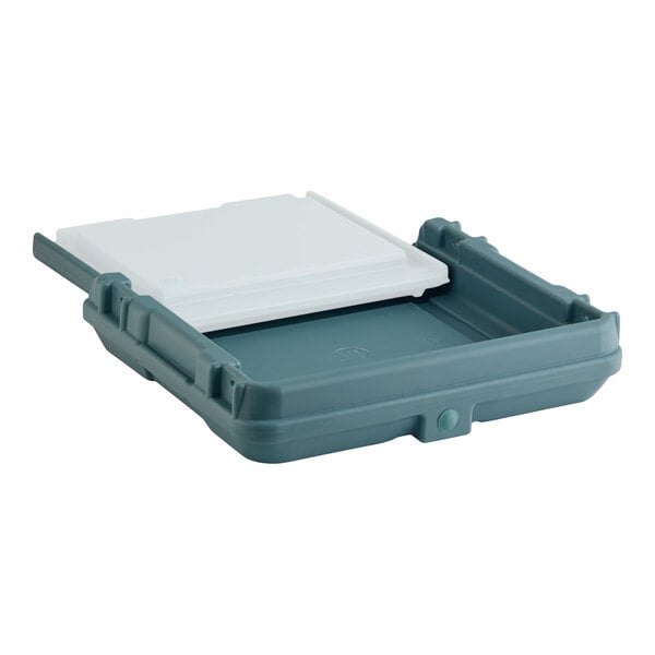 Cambro 635111 Slate Blue Stationary Lid for ICS100L