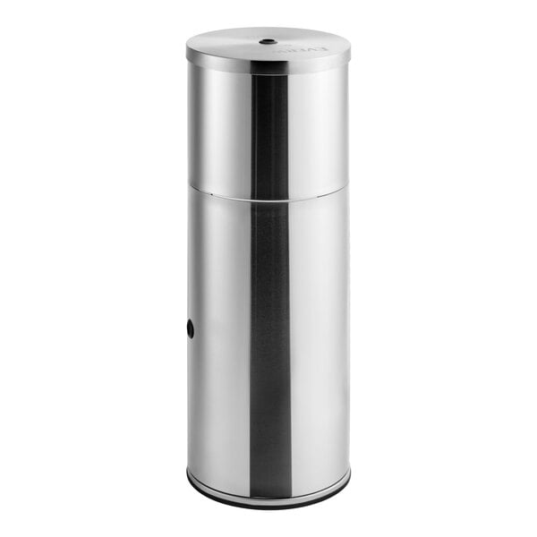 Everwipe by Tork Stainless Steel Sanitizing Wipe Dispenser with Trash Can