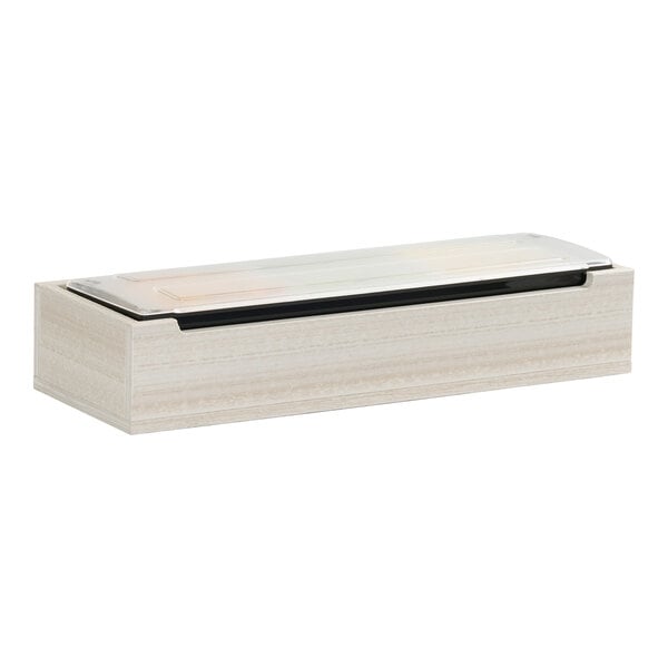 Cal-Mil Vista 20 3/4" x 7 1/2" 3-Section Coastal HDPE Condiment Bar