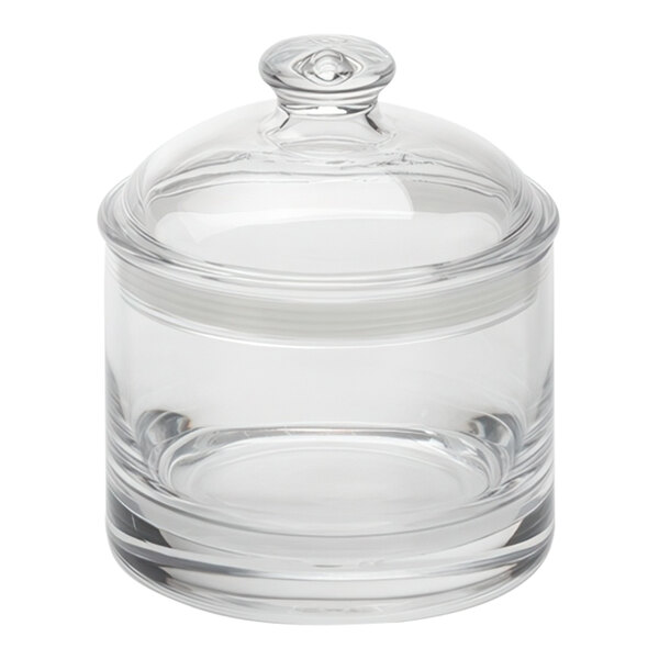 American Metalcraft 35 oz. Clear Polycarbonate Food / Condiment Storage Jar with Lid JPC35