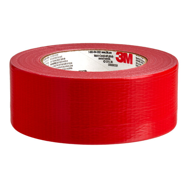 3M 1.88" x 45 Yards Heavy-Duty Red Multi-Use Duct Tape 7100329685