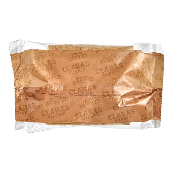 Clara's Kitchen Spinach Feta Whole Wheat Breakfast Wrap 4.5 oz. - 12/Case