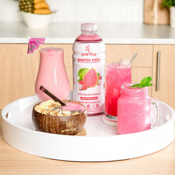 Smartfruit Guava Lychee Breeze 100% Fruit Puree Beverage Mix 48 fl. oz.