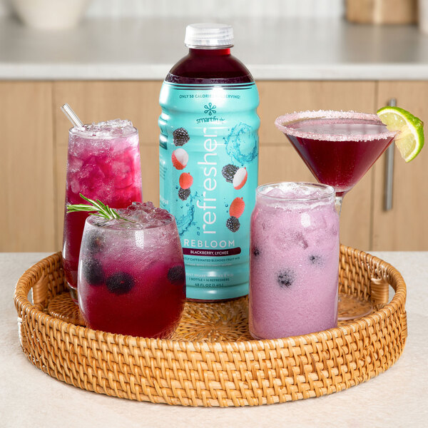 Smartfruit Rebloom Blackberry and Lychee Refresher Beverage 1:1 Concentrate 48 fl. oz.