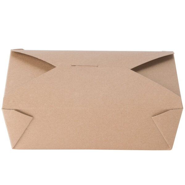 BioPlusEarth 03BPEARTHM 8" x 6" x 2 1/2" Kraft Microwavable Paper 3