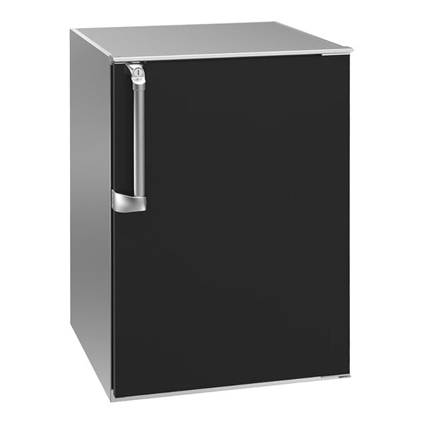 Krowne Royal Series BD24-BNS 24" x 24" Dry Storage Back Bar Cabinet with Black Vinyl Door and Unfinished Top