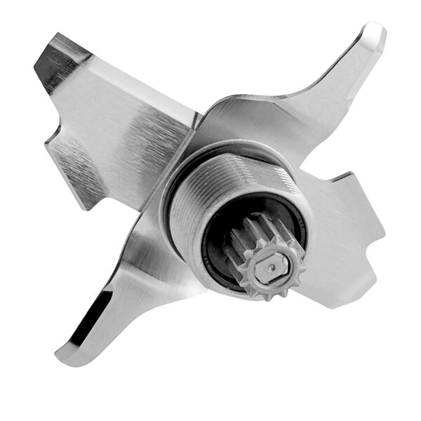 A stainless steel Vitamix 075171 Dual Advance blade assembly for Accelerate containers.